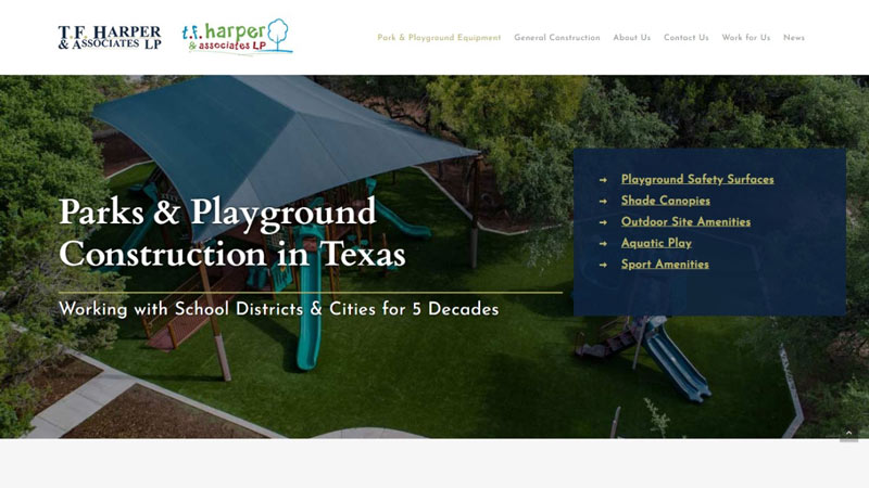T.F. Harper & Associates LP website screenshot
